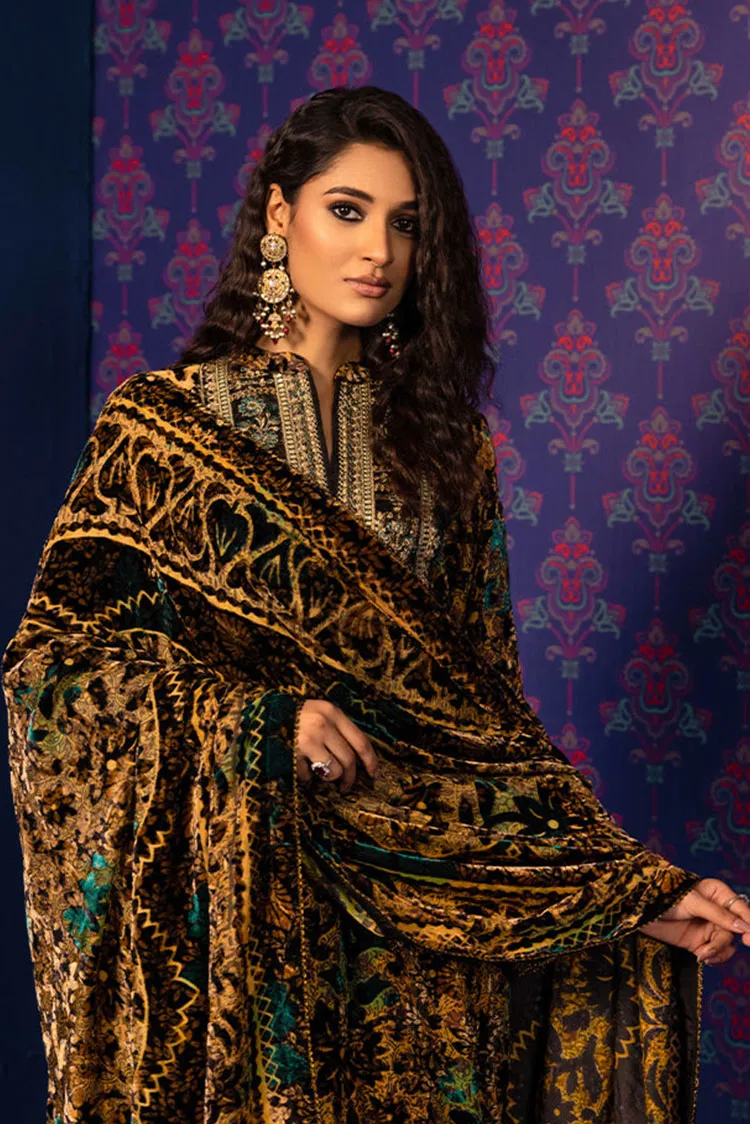 Adans Libas - Plachi Embroidered Unstitched Collection - 5407