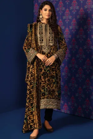 Adans Libas - Plachi Embroidered Unstitched Collection - 5407