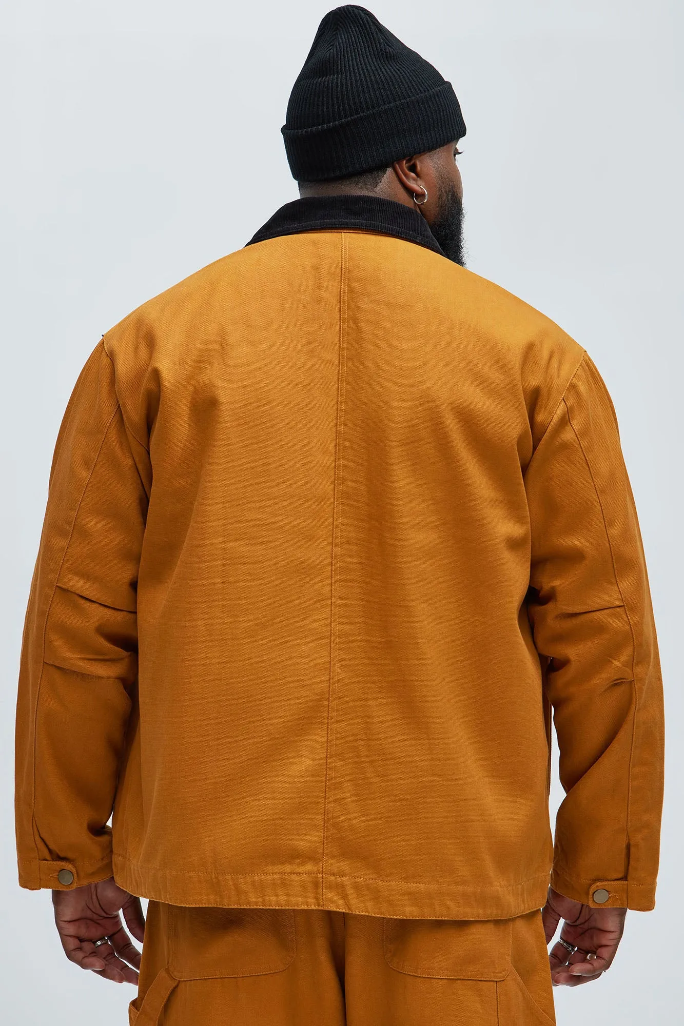 Alexander Utility Canvas Chore Jacket - Tan