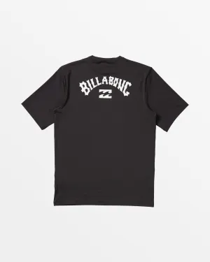 Arch Wave Loose Fit Short Sleeve Surf Tee - Black