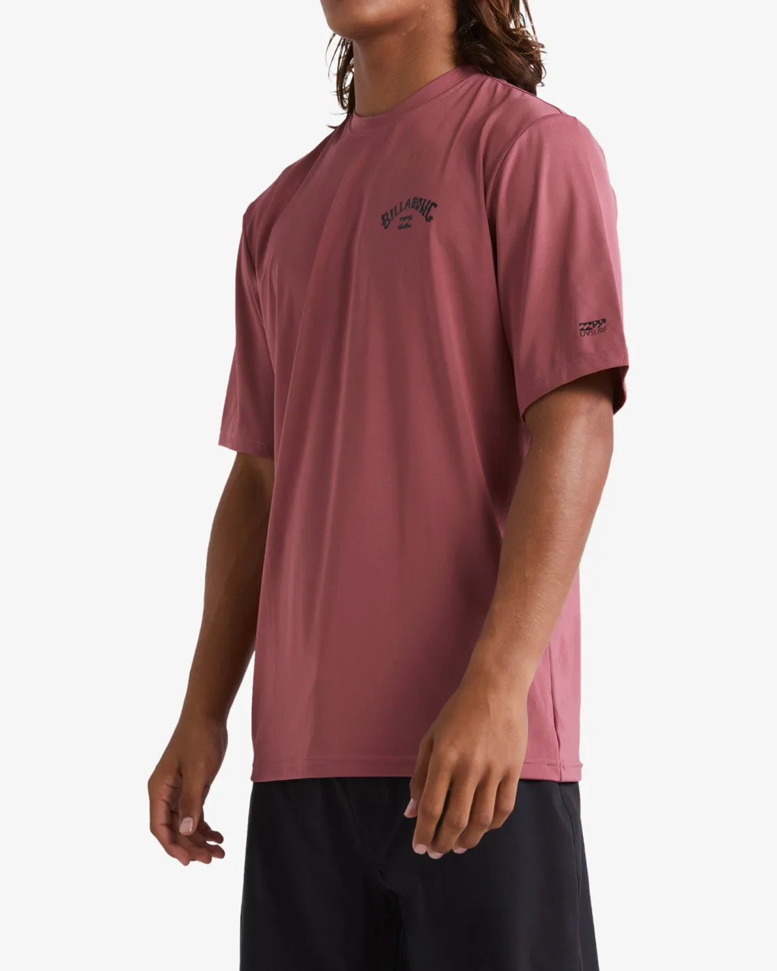 Arch Wave Loose Fit Short Sleeve Surf Tee - Rose Dust