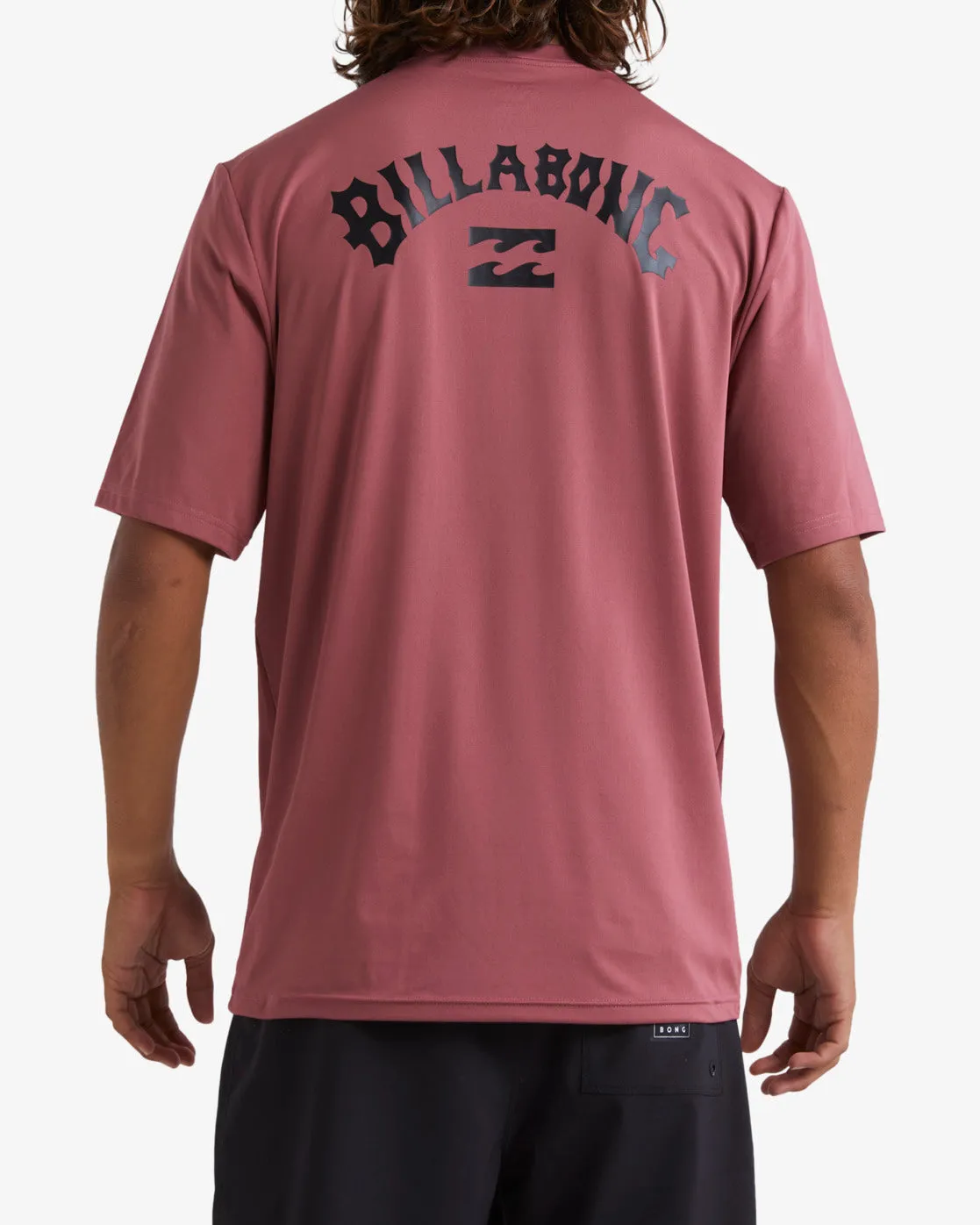 Arch Wave Loose Fit Short Sleeve Surf Tee - Rose Dust