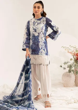 Asifa & Nabeel Leia Lawn Collection – MAVI (LL-16)