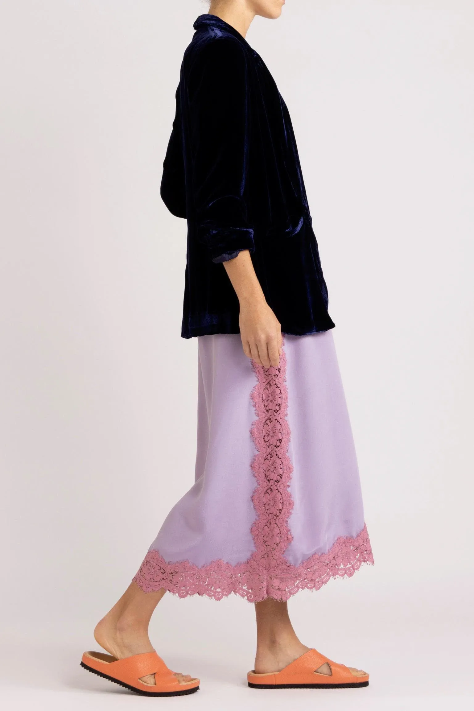 Luxurious Aude Silk Velvet Blazer for Women