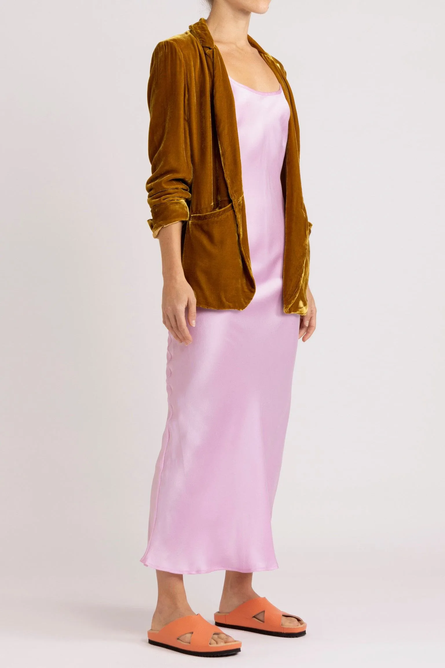 Luxurious Aude Silk Velvet Blazer for Women