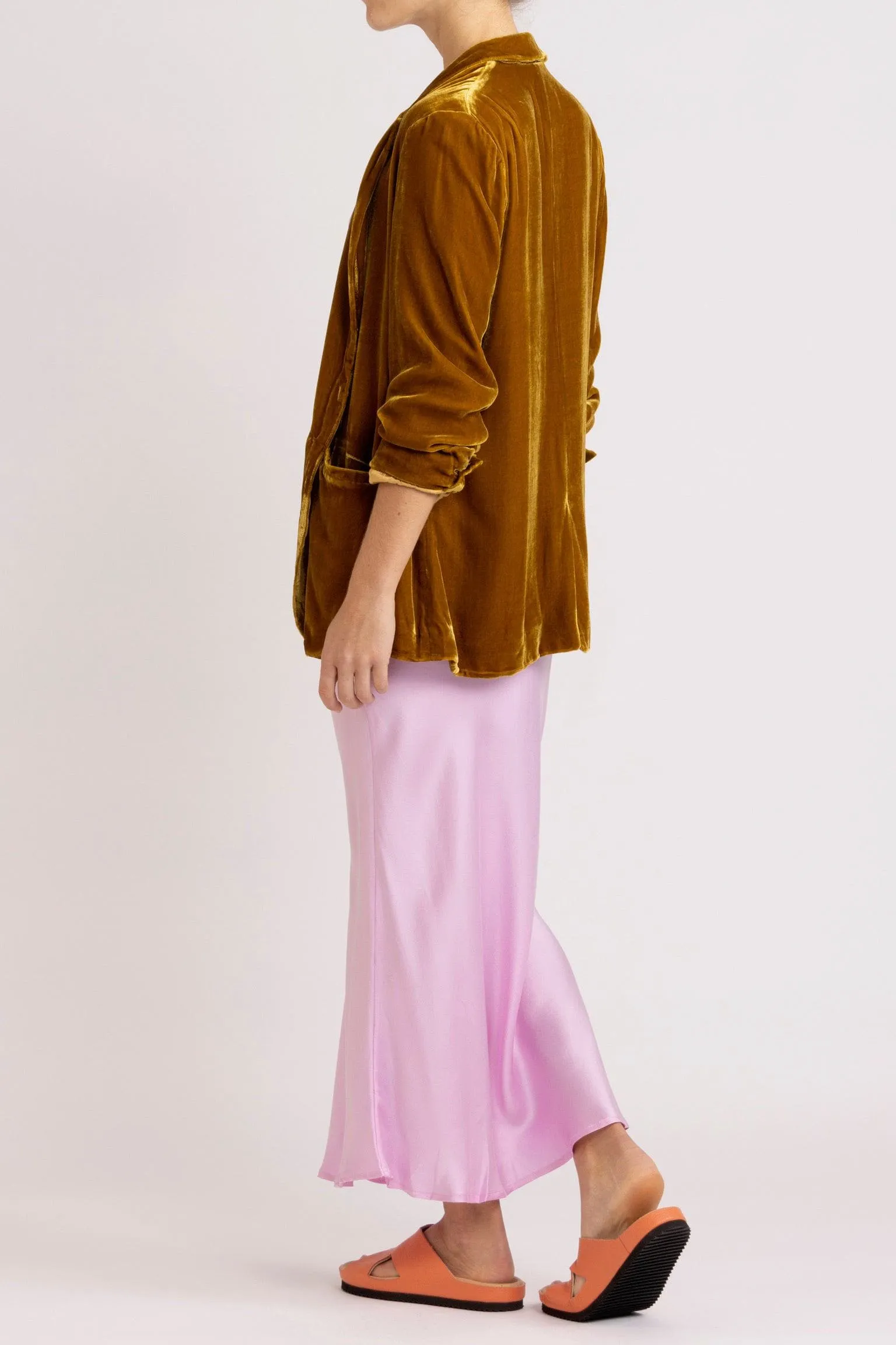 Luxurious Aude Silk Velvet Blazer for Women