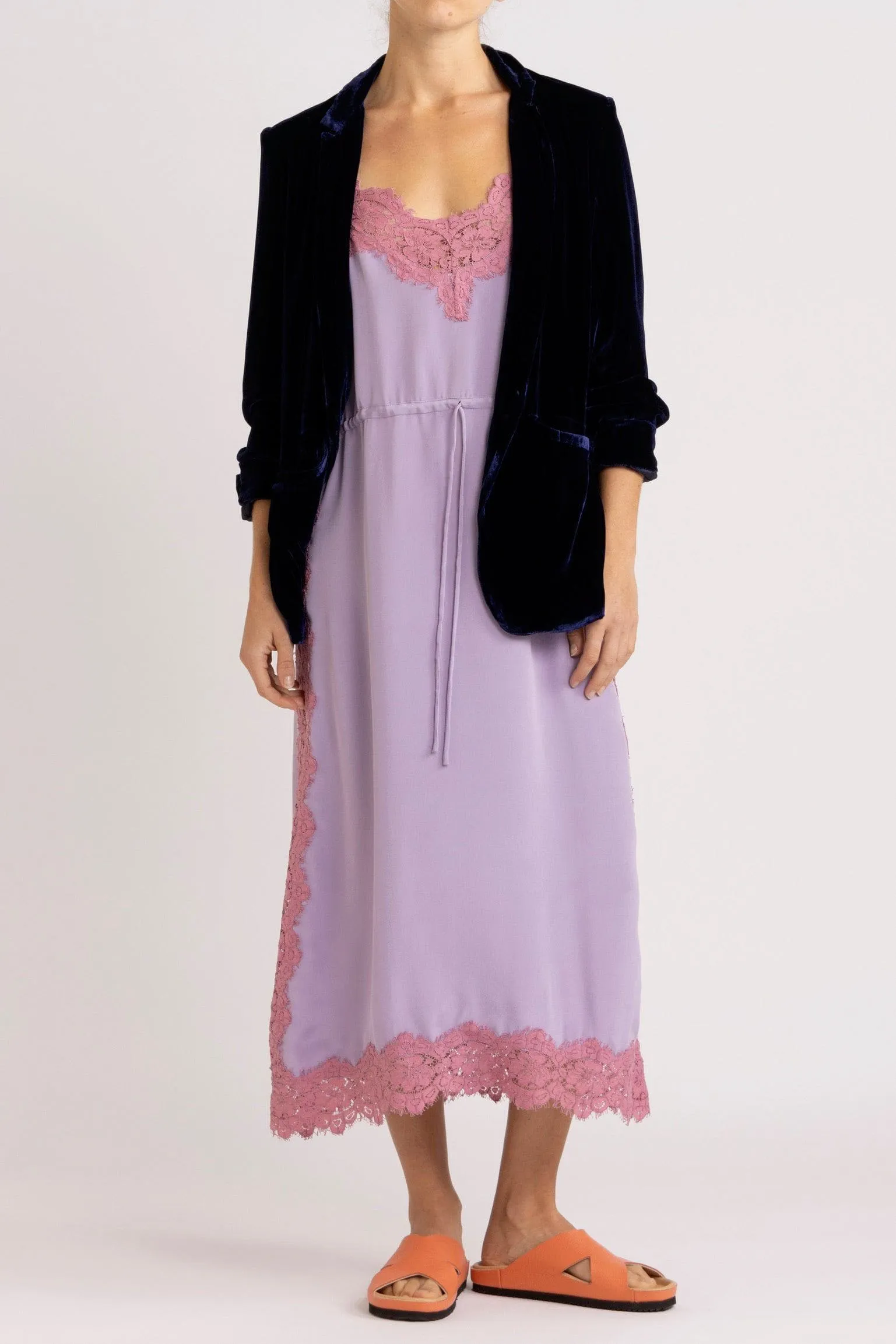 Luxurious Aude Silk Velvet Blazer for Women