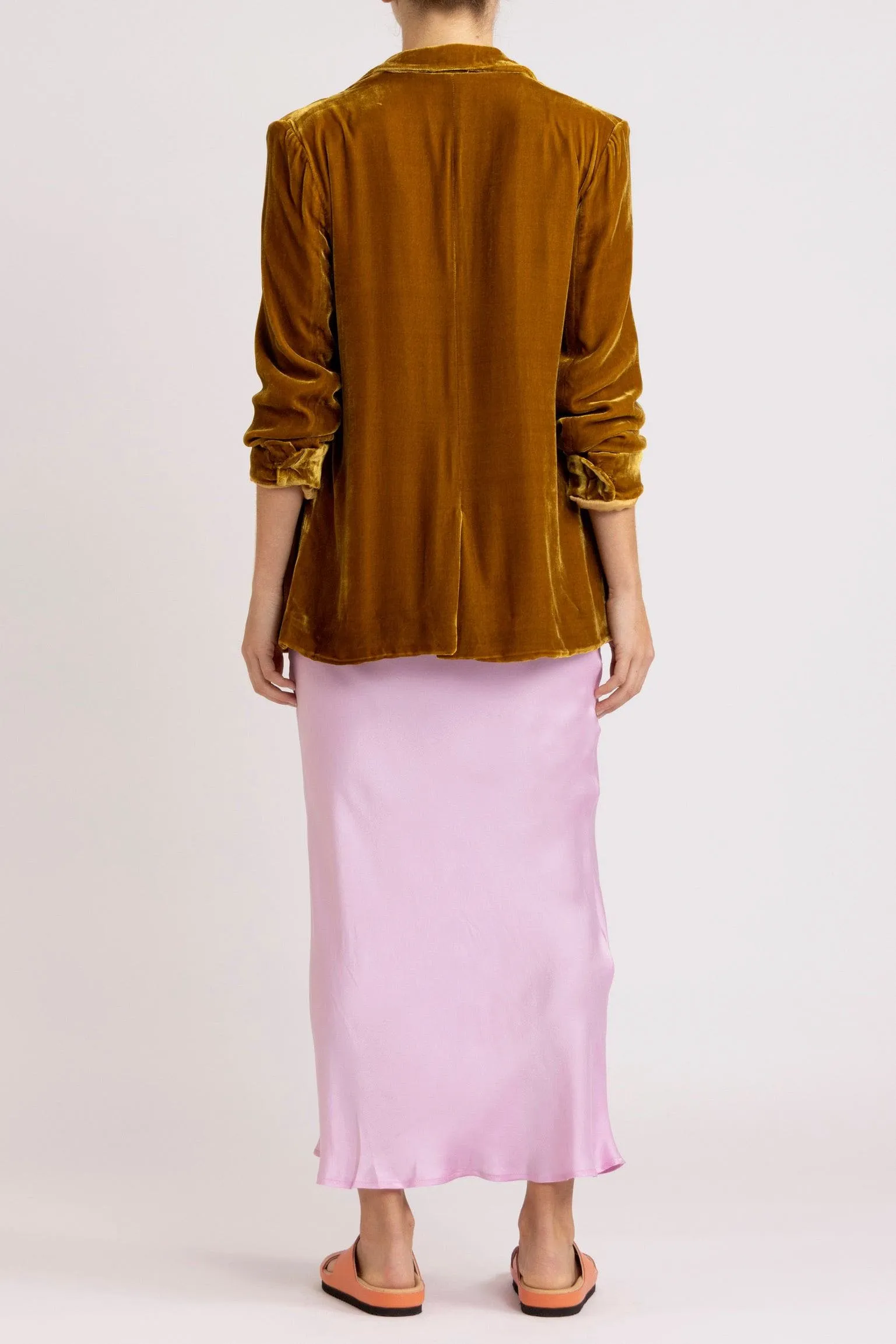 Luxurious Aude Silk Velvet Blazer for Women