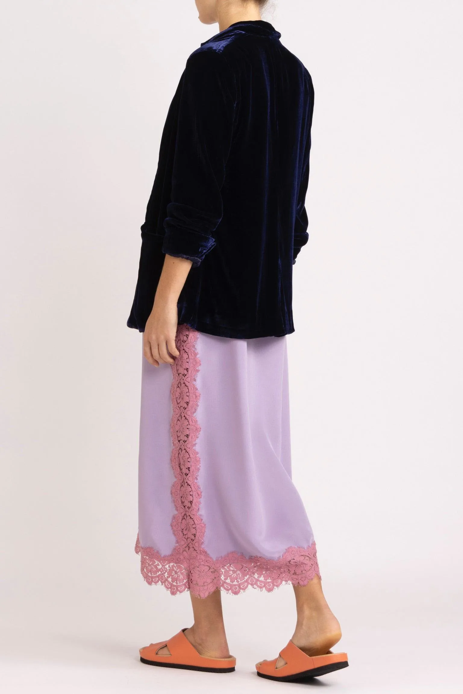 Luxurious Aude Silk Velvet Blazer for Women