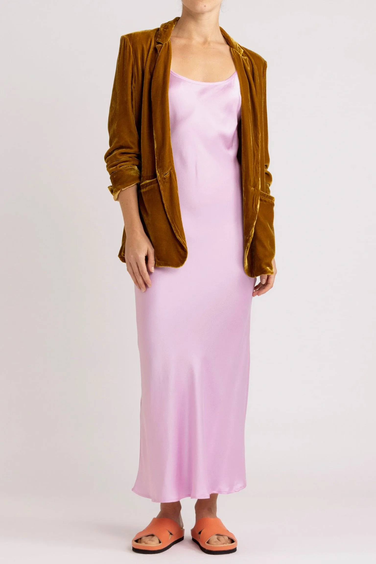 Luxurious Aude Silk Velvet Blazer for Women