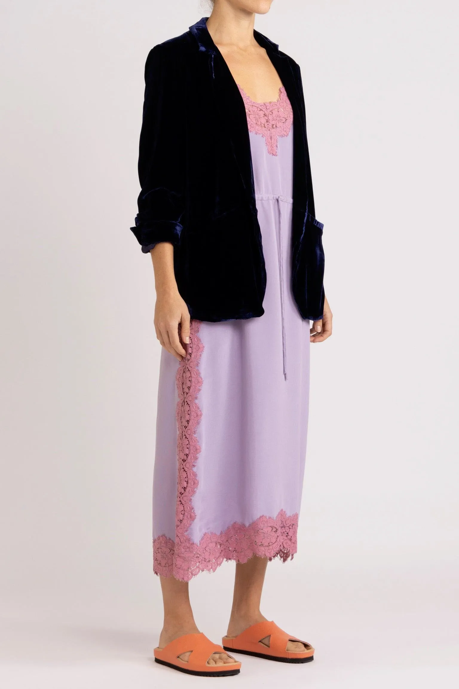 Luxurious Aude Silk Velvet Blazer for Women