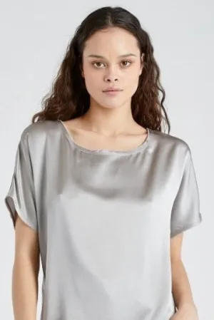   Beryll Erica Silk Shirt | Silver