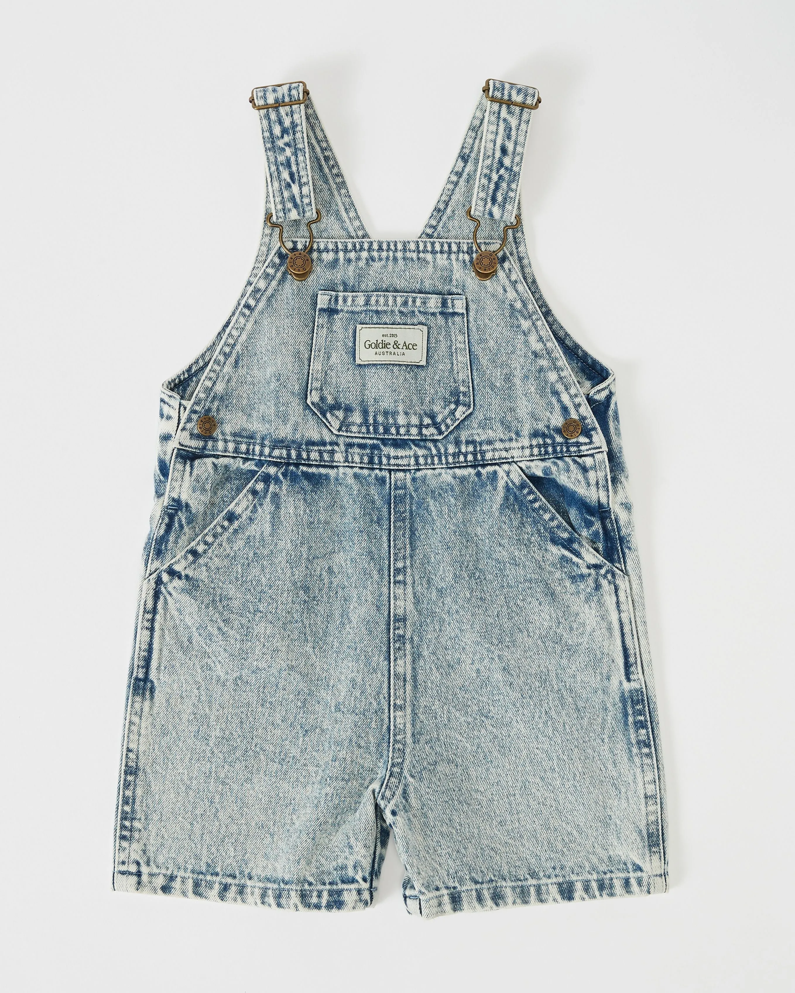 Burton Washed Denim Overalls