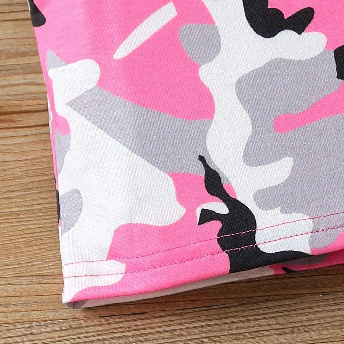 Camouflage Avant-garde Girl's Top & Pants Set - Kids Girls (2pcs)