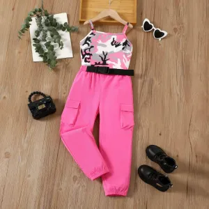 Camouflage Avant-garde Girl's Top & Pants Set - Kids Girls (2pcs)