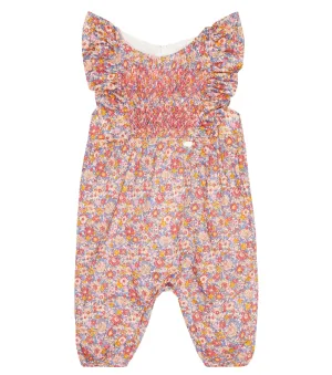 Children's cotton romper with floral print Tartine Et Chocolat, multicolor
