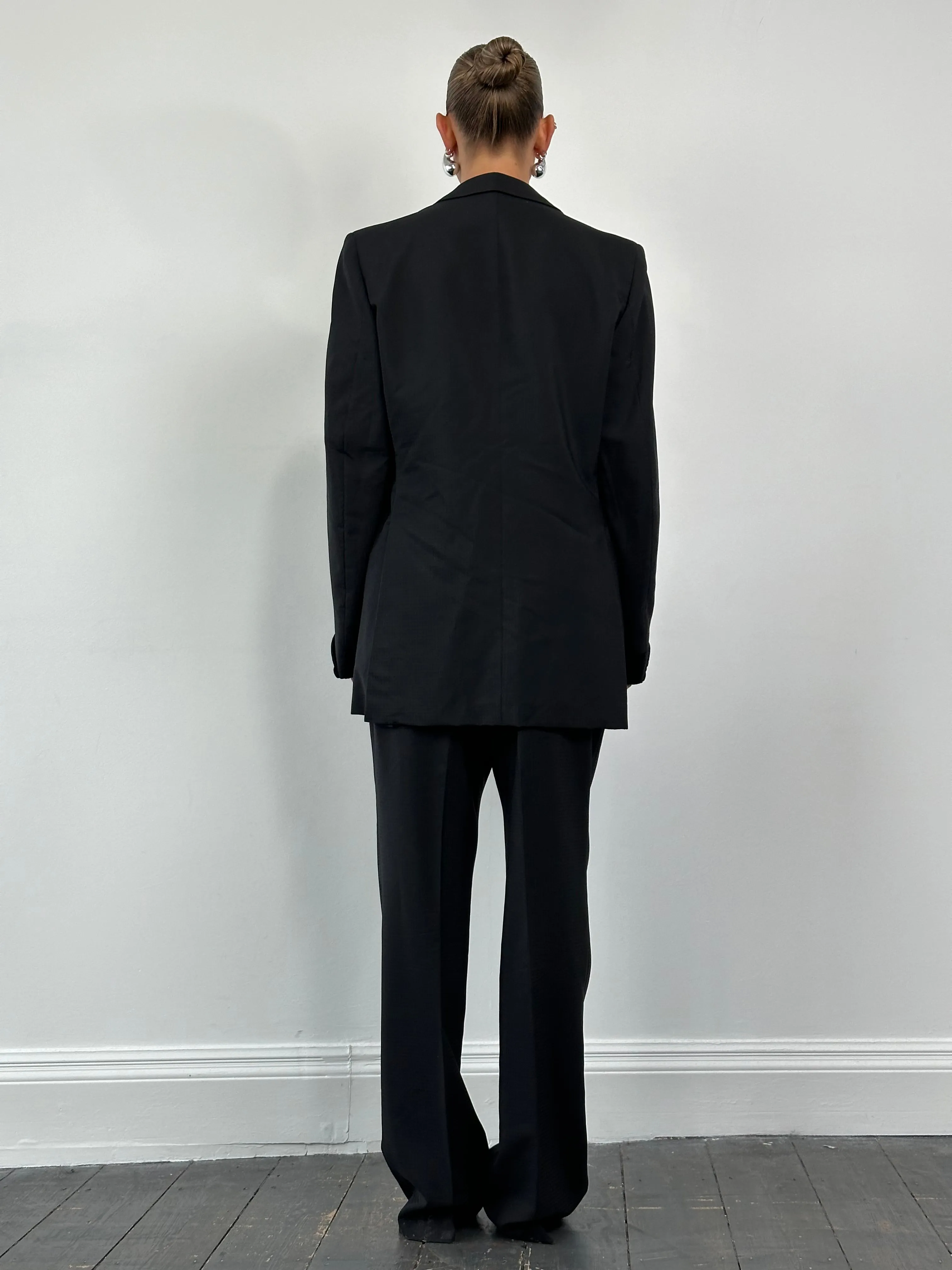 Christian Dior Velvet Tuxedo Three Piece Suit - 44L/W30