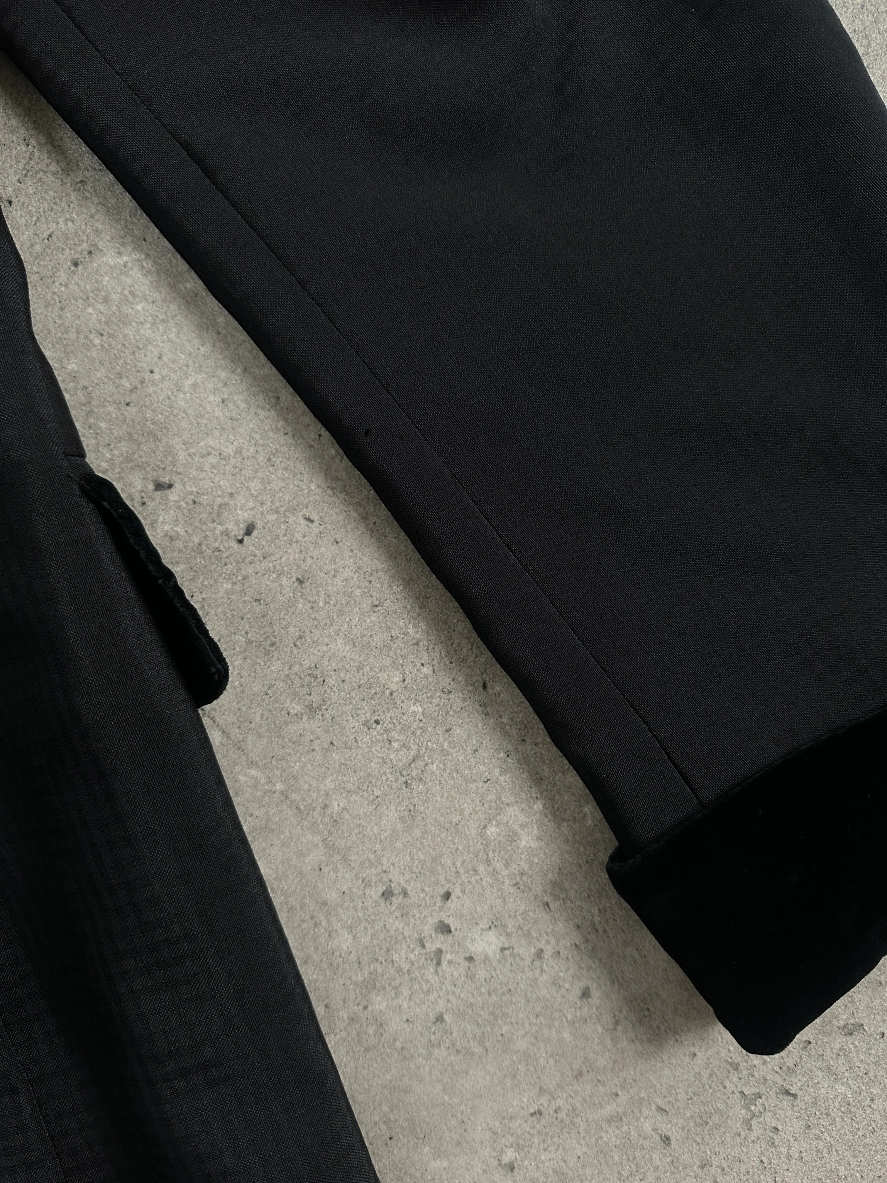 Christian Dior Velvet Tuxedo Three Piece Suit - 44L/W30