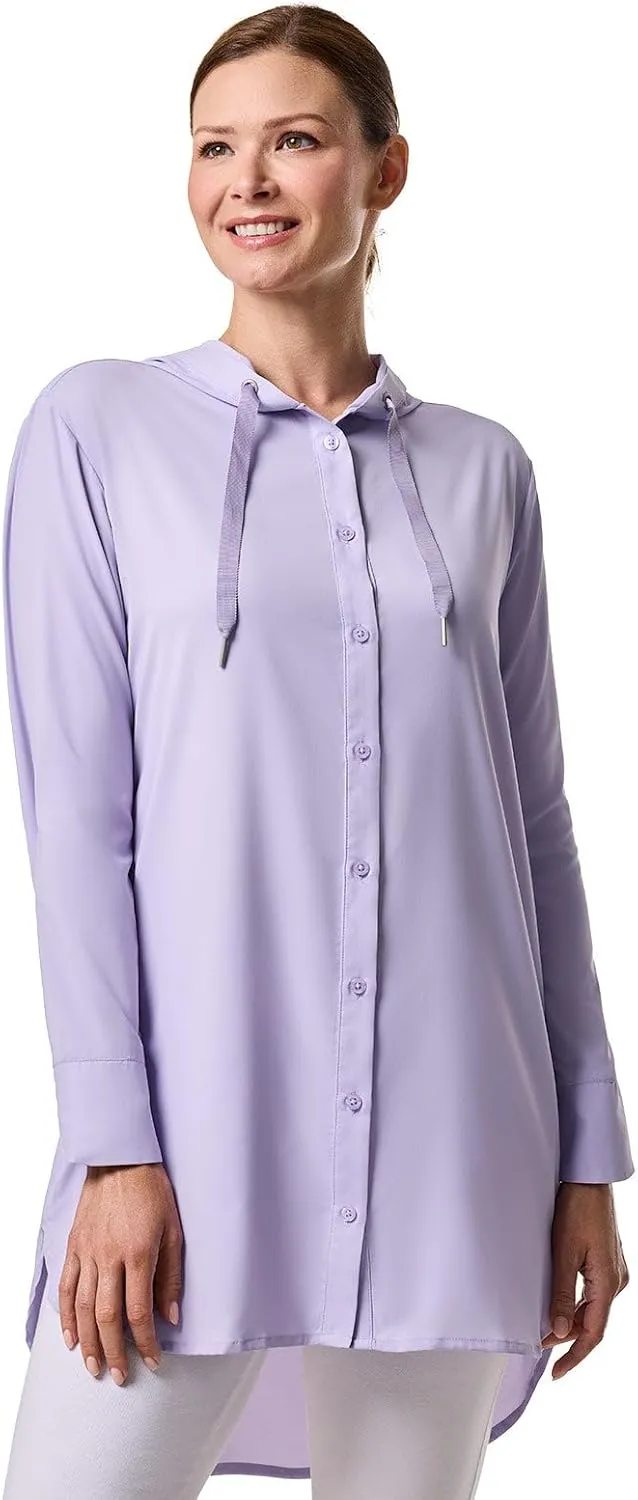 Coolibar UPF 50  Women's Palma Aire Beach Shirt - Sun Protective