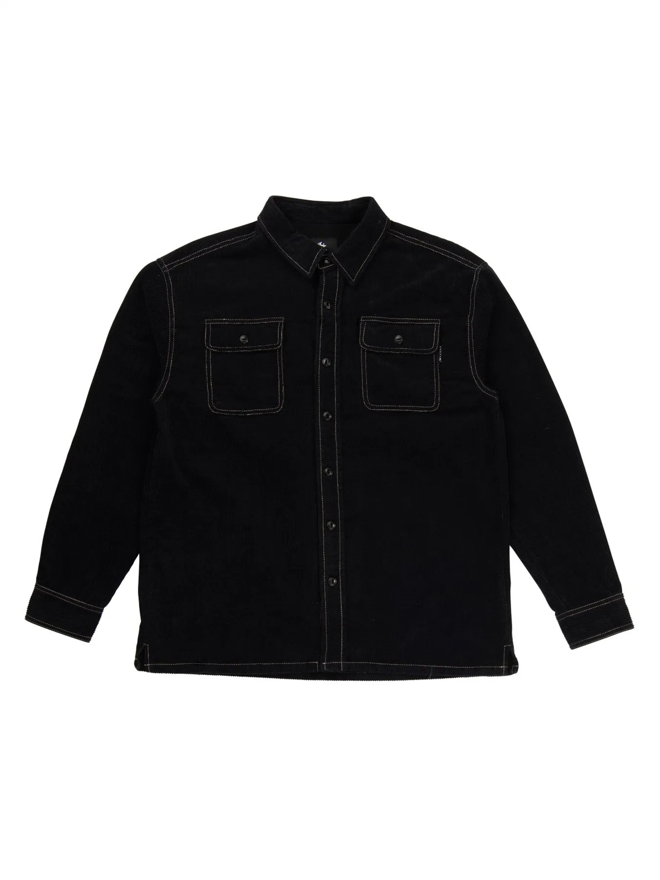 Coop Corduroy Long Sleeve Shirt - Black Fennel