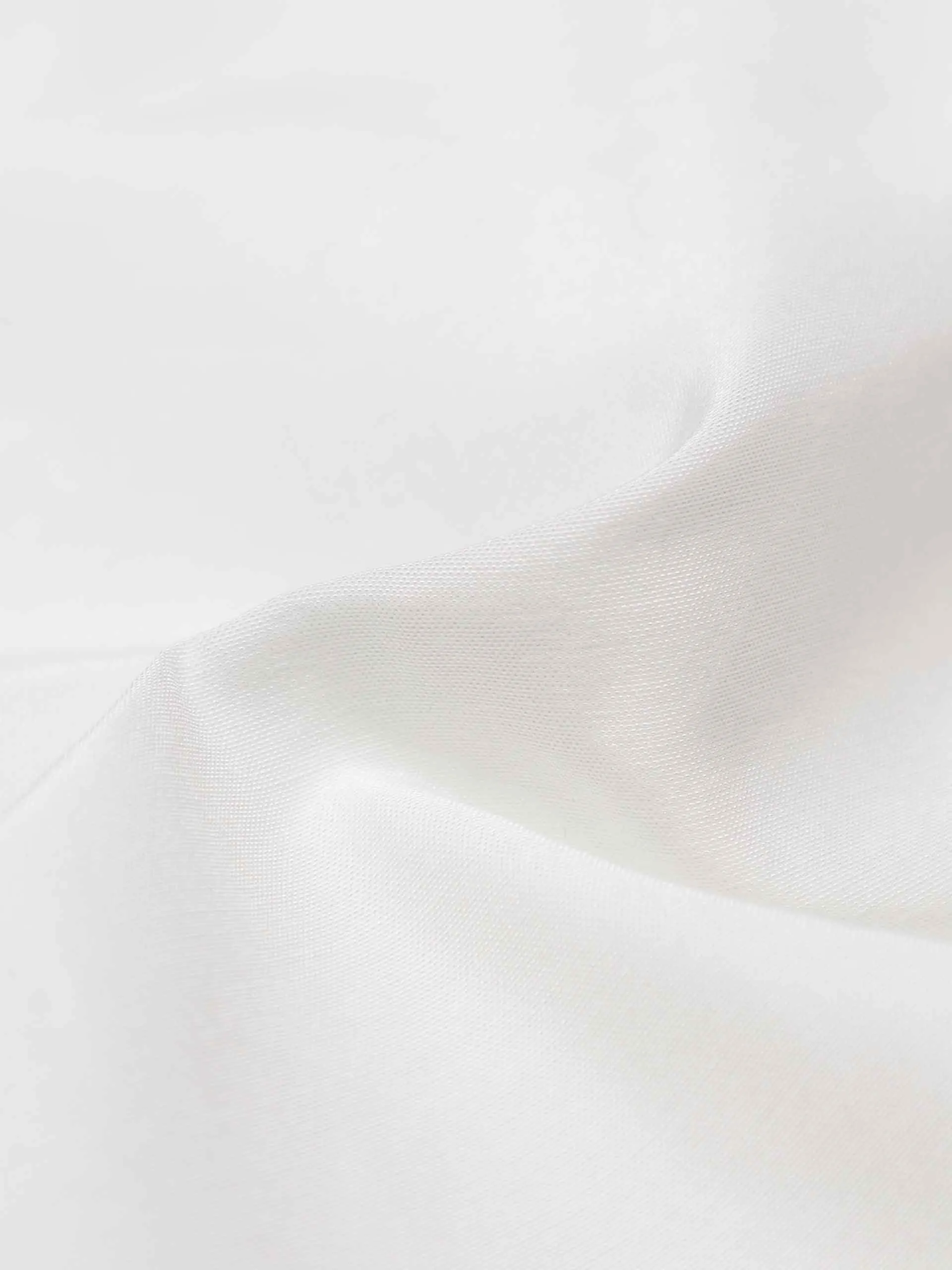 Cotton Silk Tie Shirt