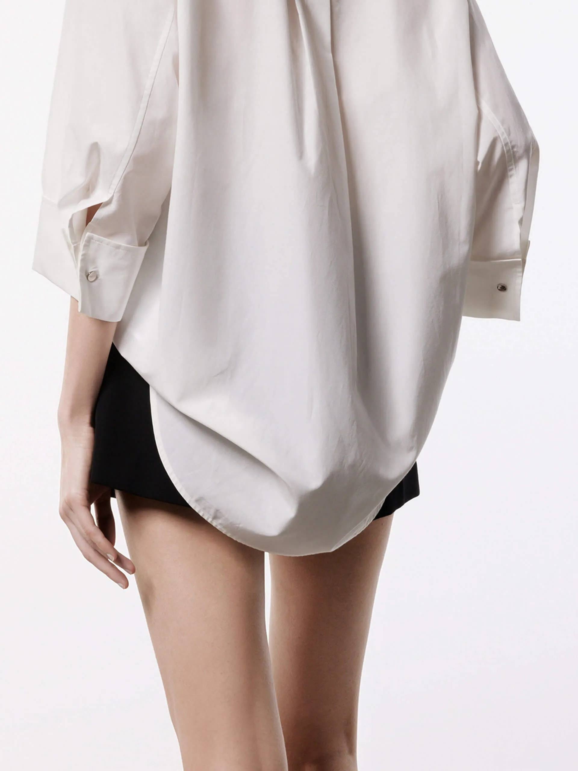 Cotton Silk Tie Shirt