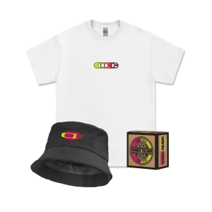 Crooked Colours / Surf T-Shirt, Surf Wax & Bucket Hat bundle