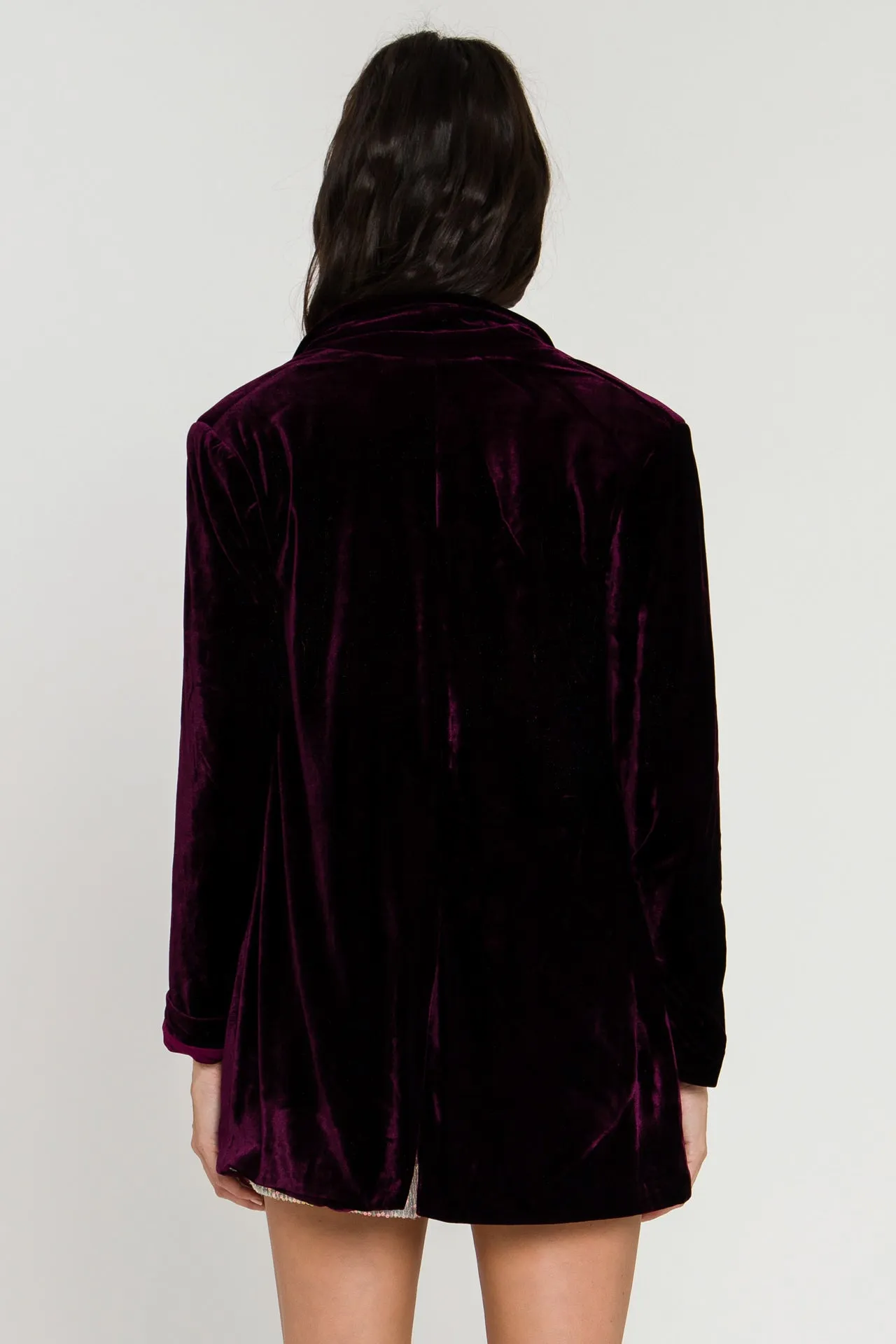 Endless Rose - Velvet Blazer - Final Sale