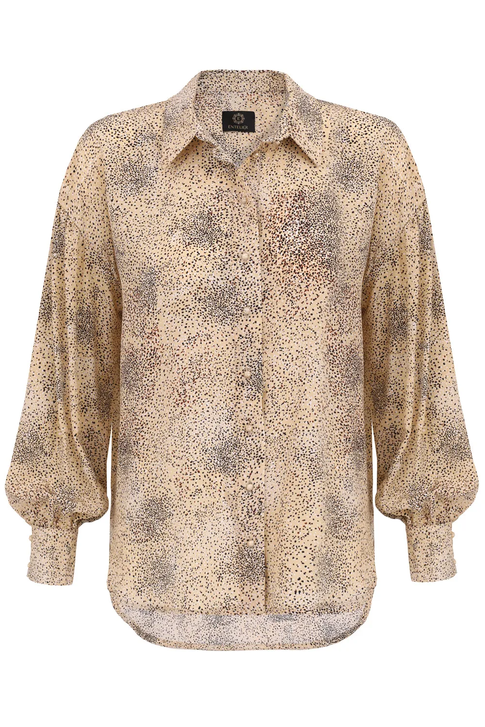 Enteliér Silk Shirt Sand Dune