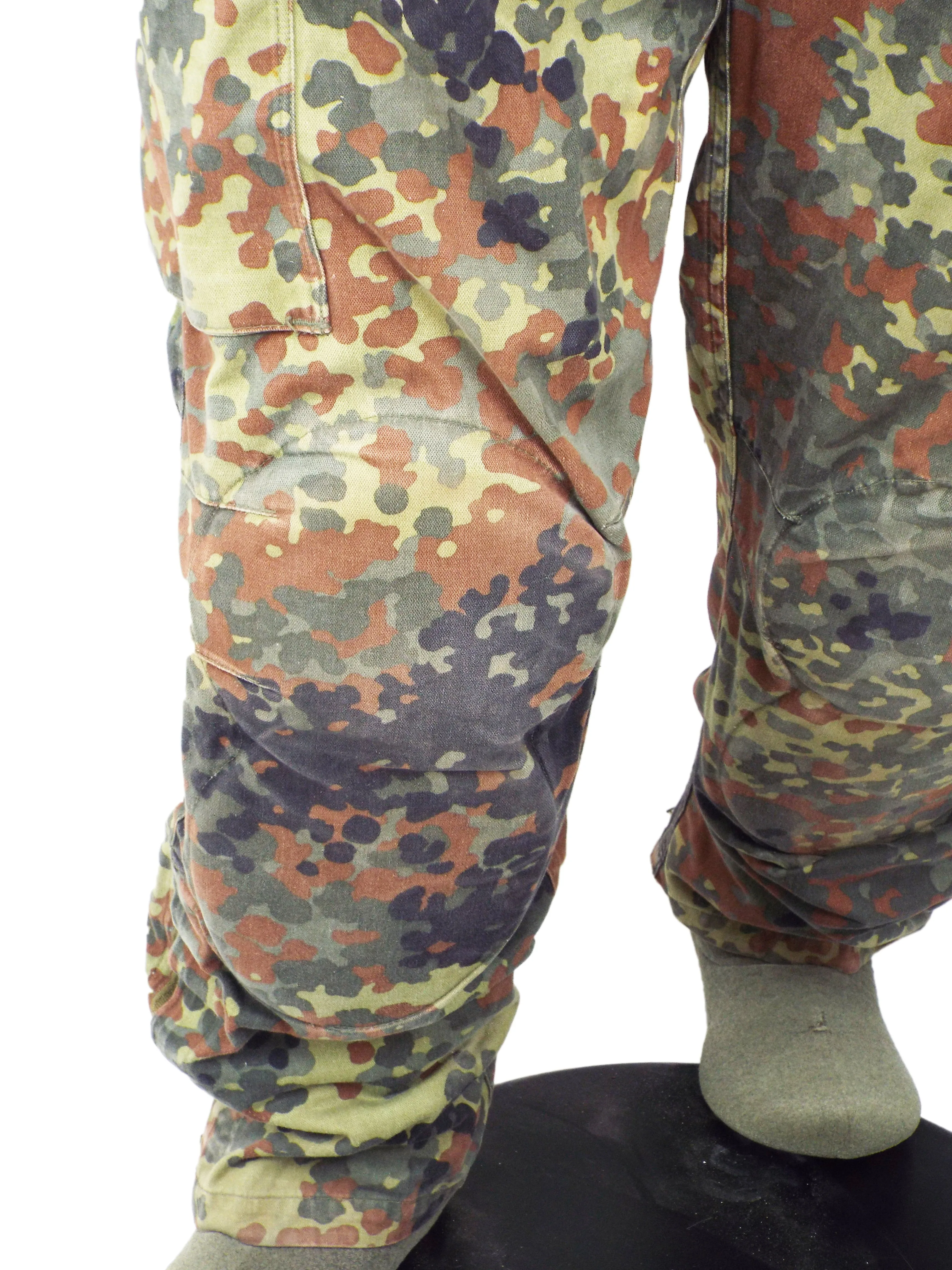 German Armoured Fighting Vehicle Two-piece padded Tank Suit / coveralls - Flecktarn camo