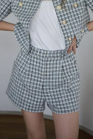 Gigi Tweed Shorts   -CHECK-