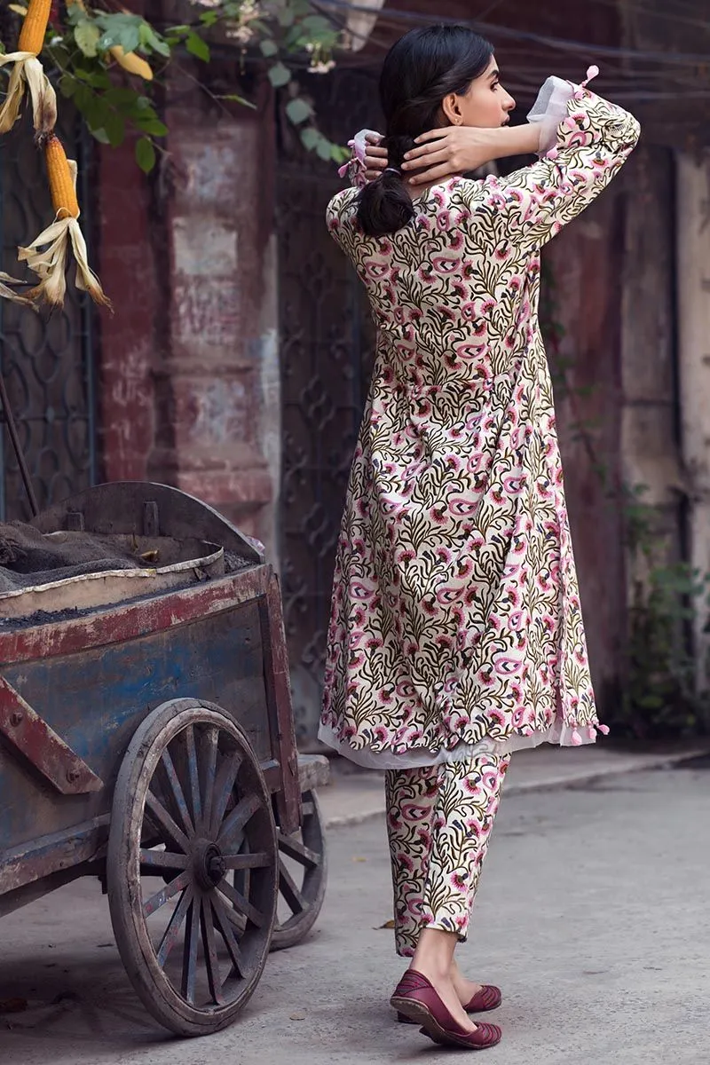 Gul Ahmed Winter Collection – Single Printed Corduroy Shirt SCD-04