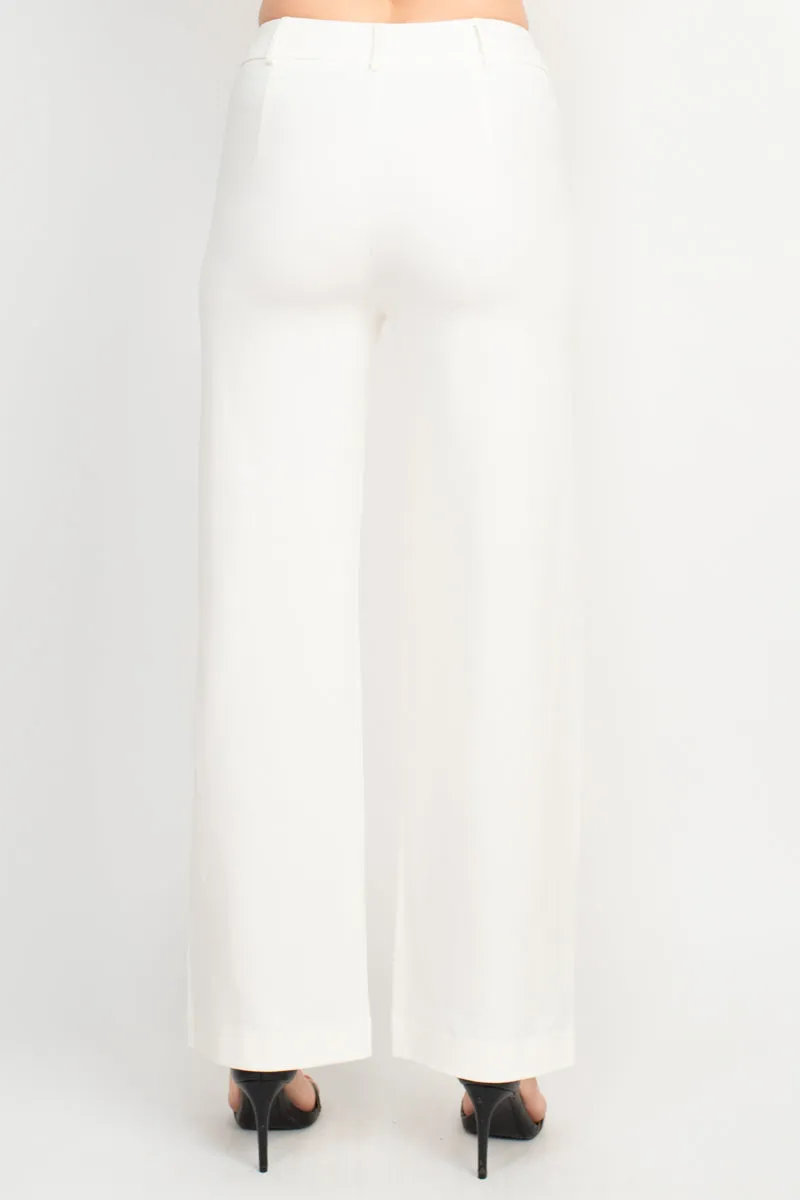 Hope & Harlow rayon wide leg pants