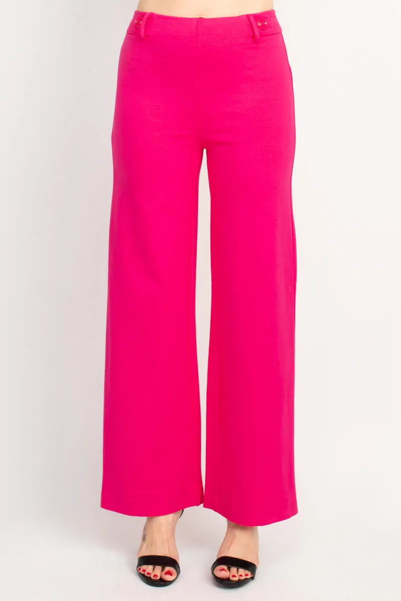 Hope & Harlow rayon wide leg pants