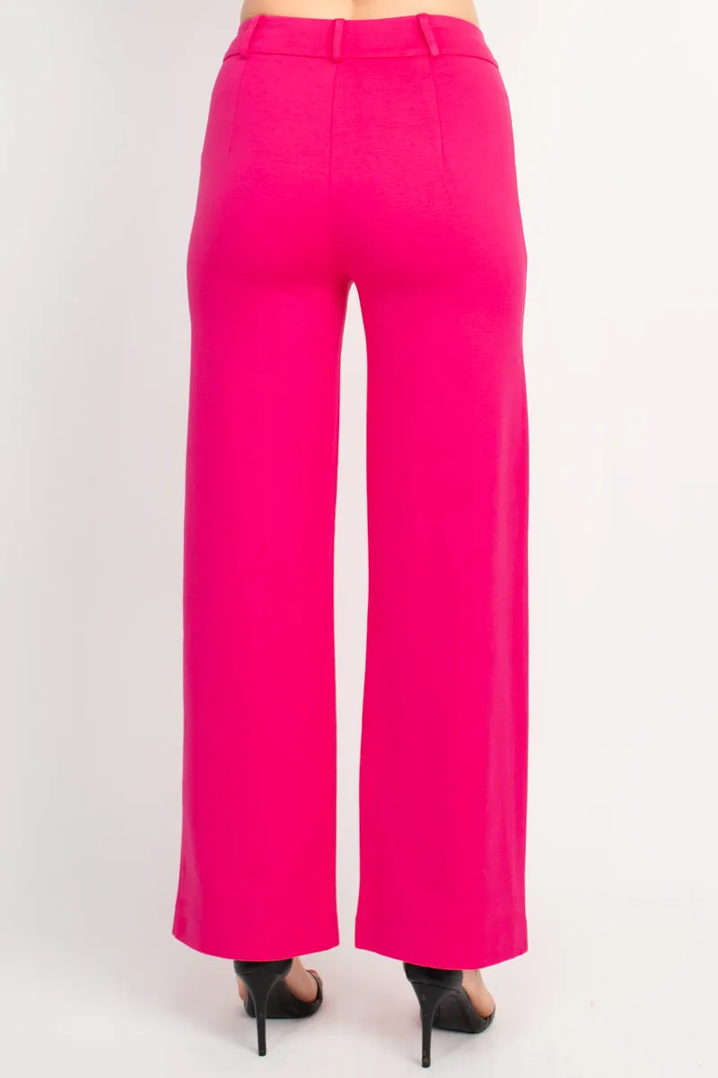 Hope & Harlow rayon wide leg pants