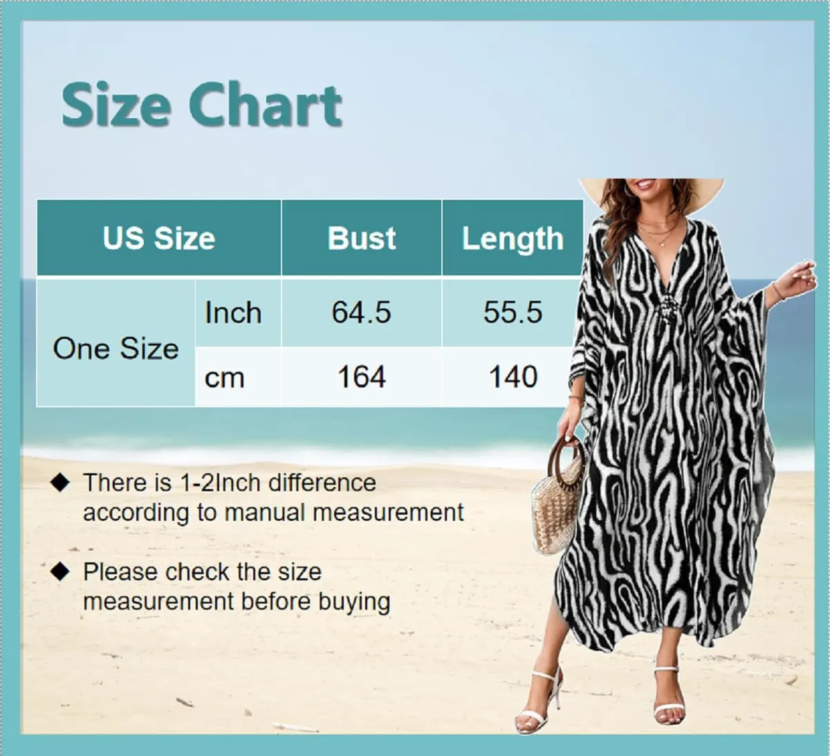 Kaftan Women Dress Plus Size Kaftans Beach Caftan Loose Caftans Swimsuit Cover Up Mumu Dress Casual Long Dress
