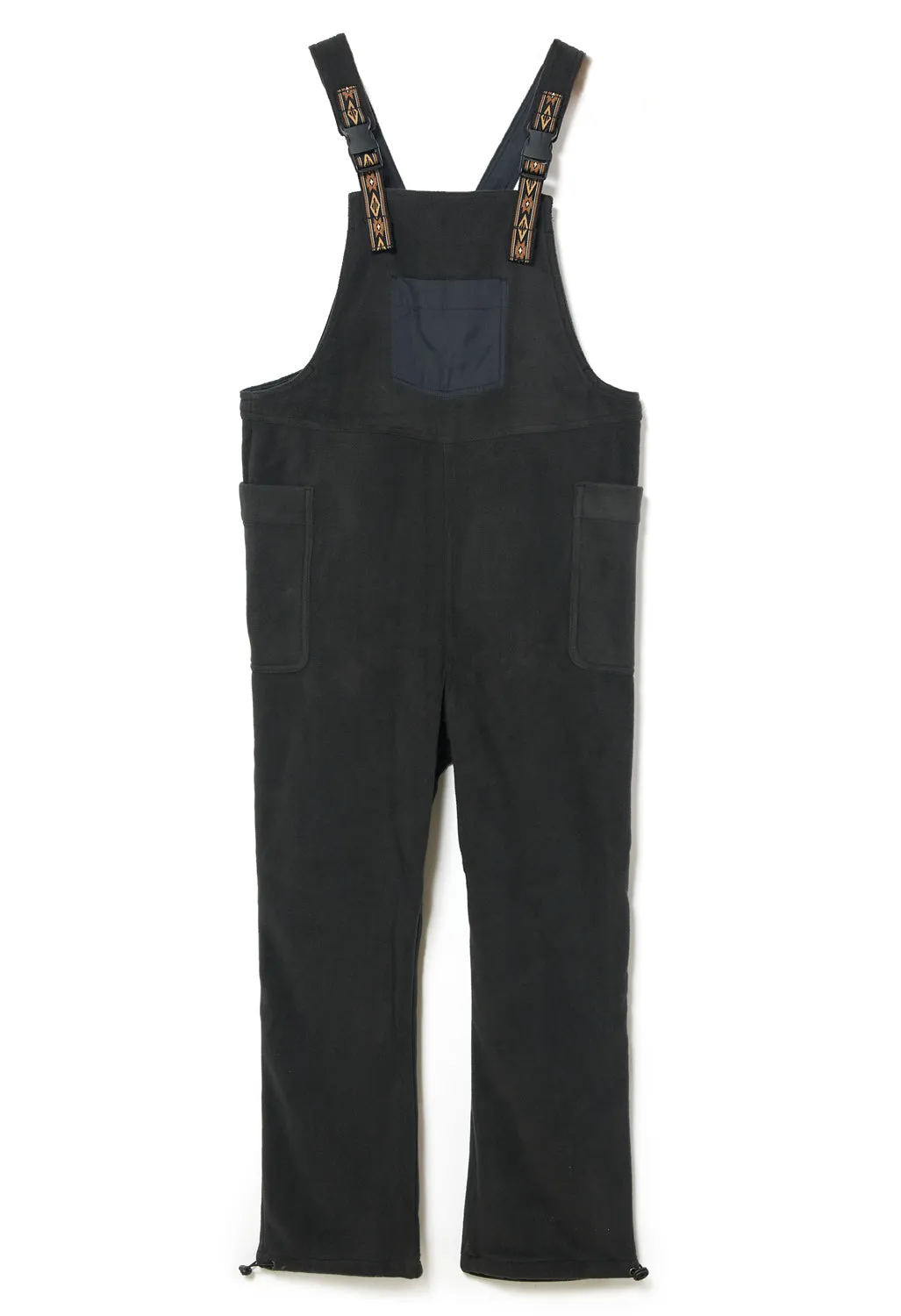 KAVU Women's Pocatello Fleece Overalls - Black