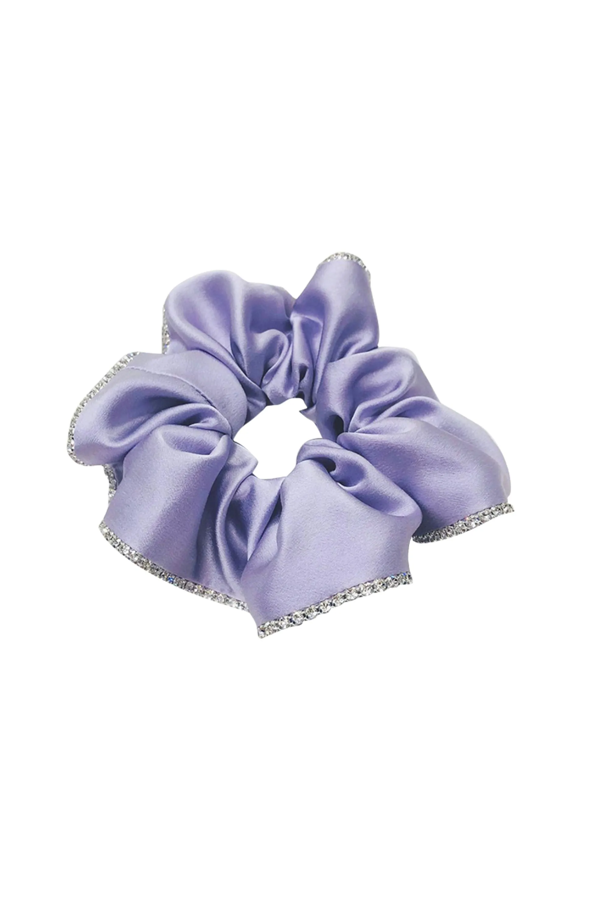 Lilac Silk Scrunchie