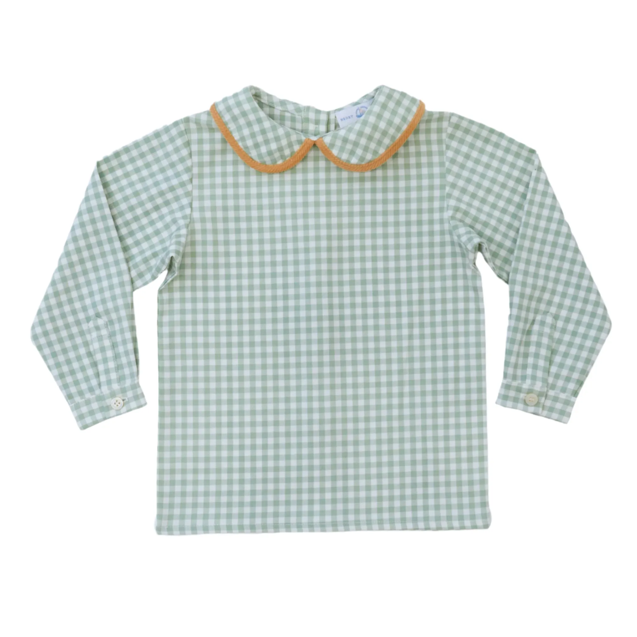 Long Sleeve Henry Peter Pan in Charleston Check
