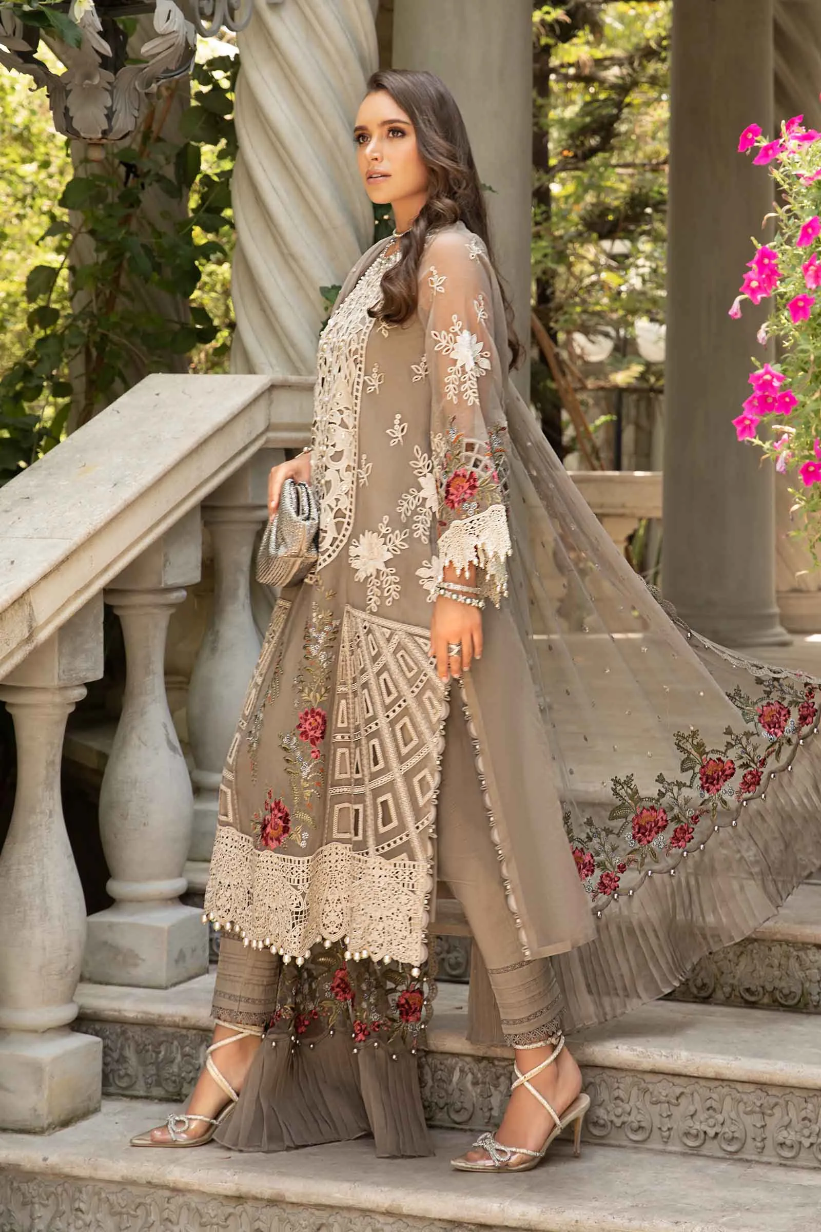 MARIA.B Luxury Eid Festive Lawn – D-24-01