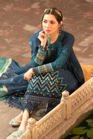 MARIA.B Mein Teri Aan Luxury Lawn Collection 2022 – D-2215-B
