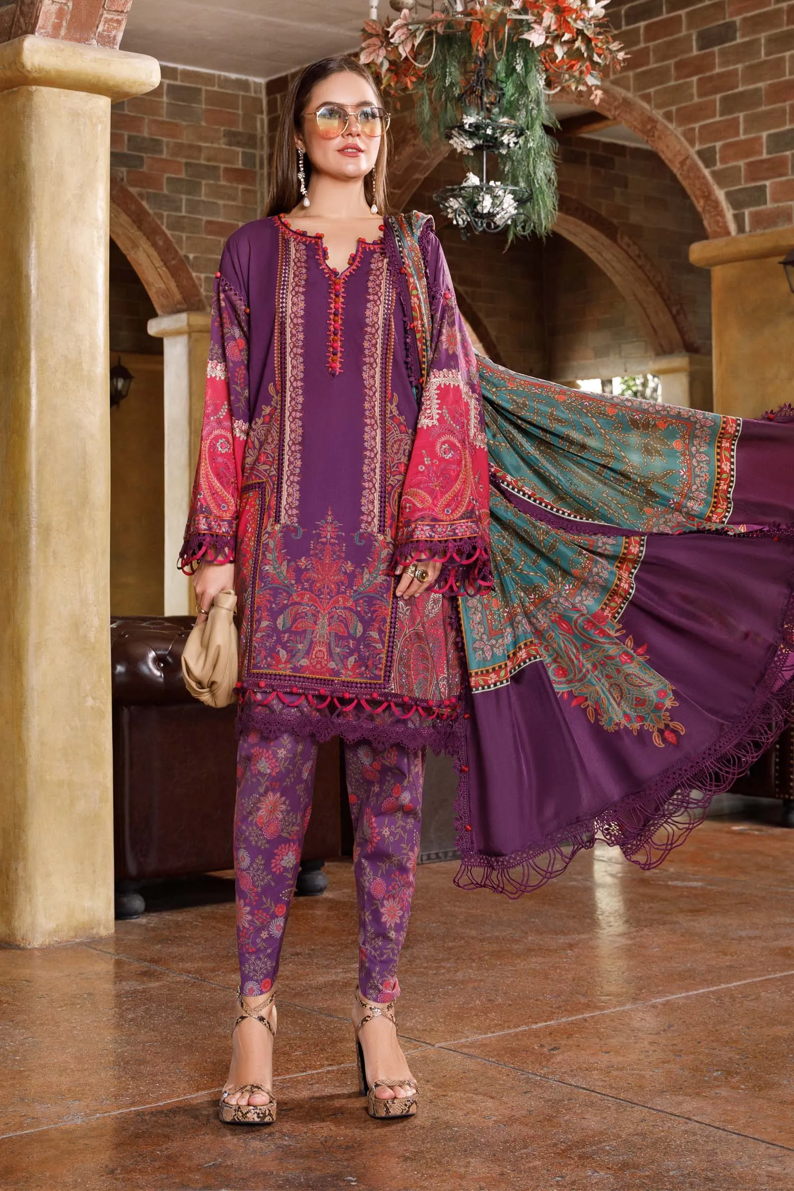 MARIA.B MPrints Lawn Collection 2023 – MPT-1703-A