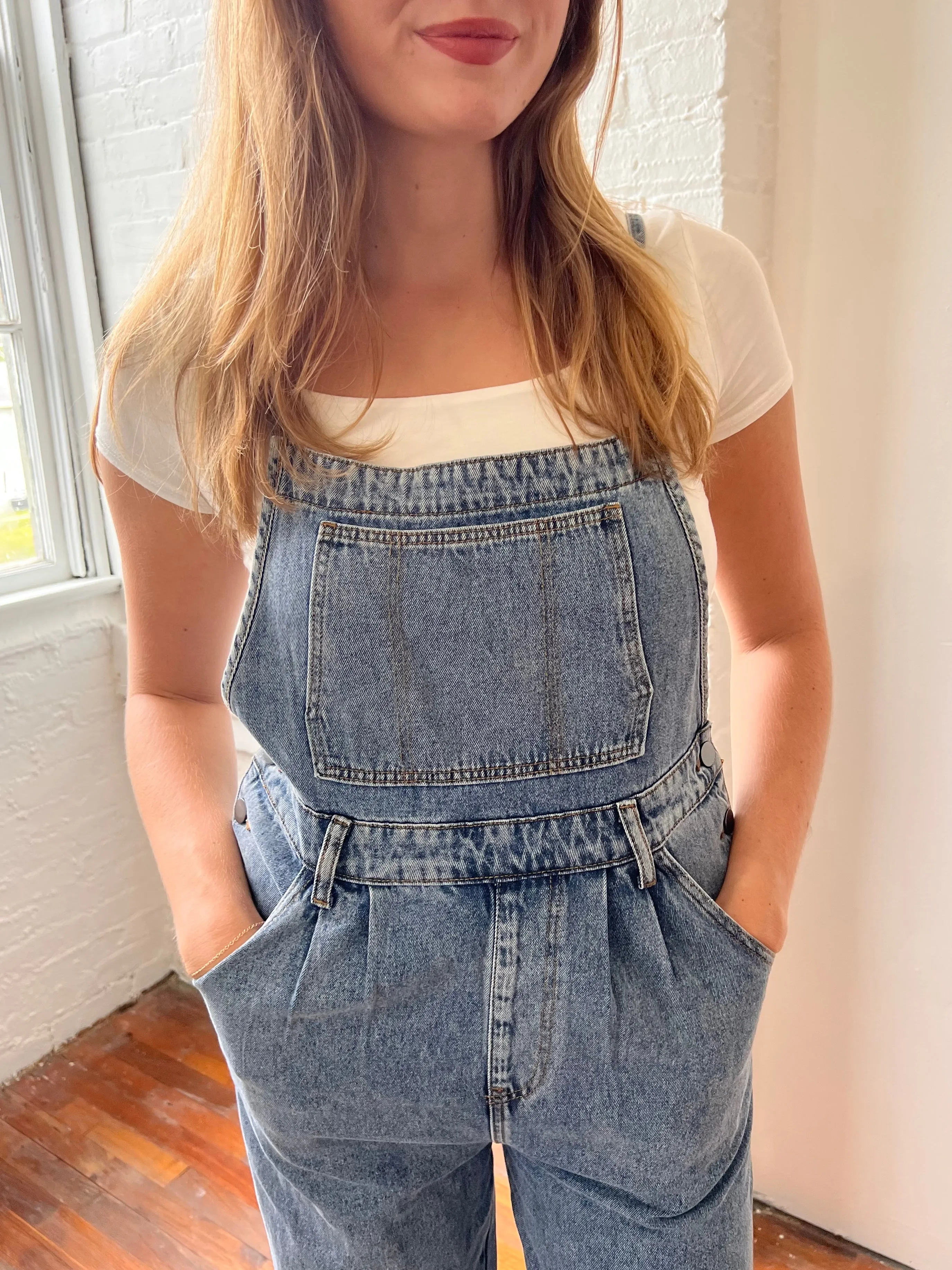 MARLOWE OVERALLS IN DENIM