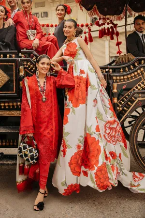 Mushq Festival De Verano Luxury Lawn Collection 2022 – MSL22 04 Valentina