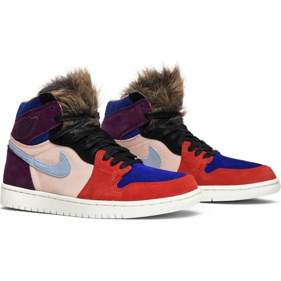 Nike Air Jordan x Aleali May Wmns 1 Retro High 'Court Lux' sneakers, multicolor