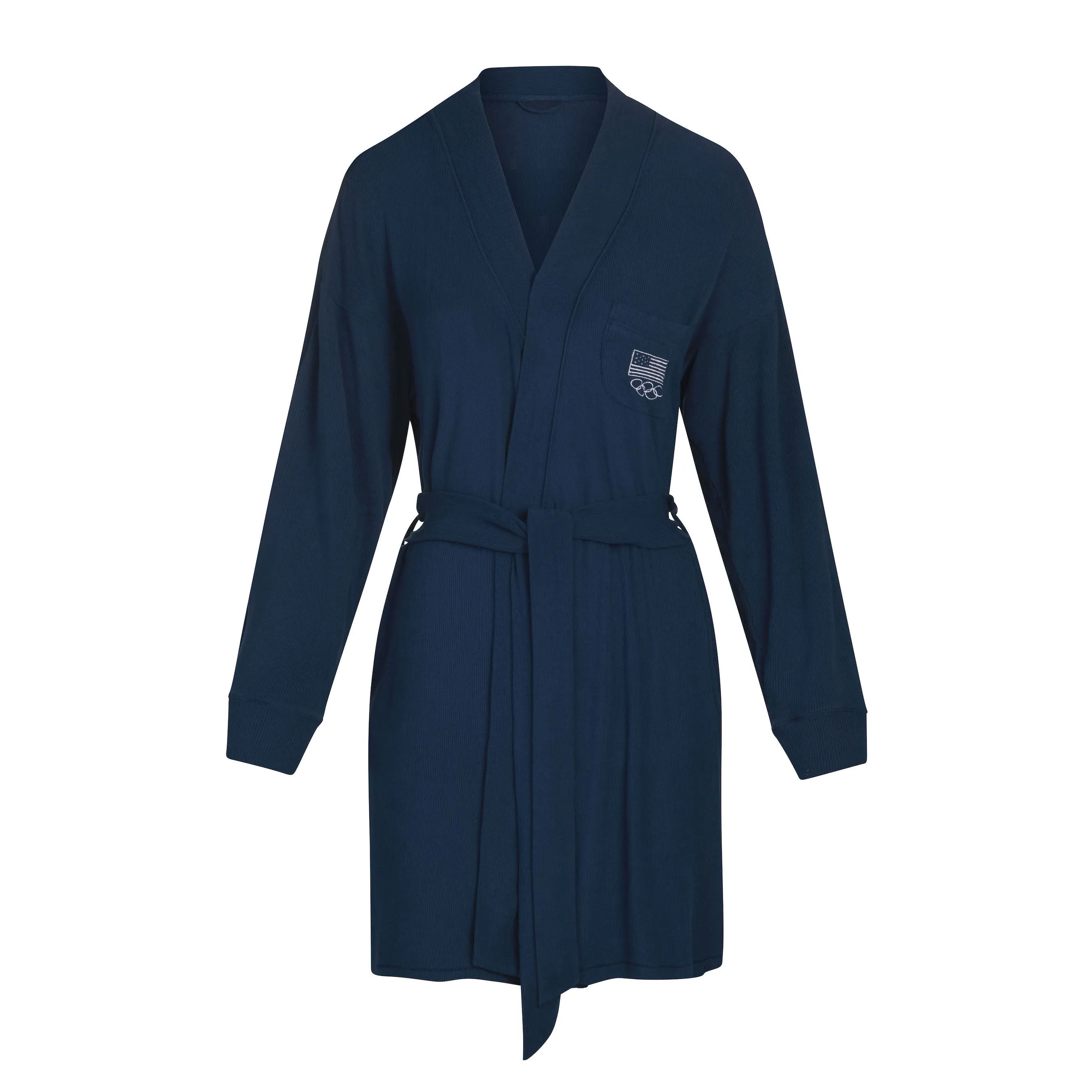 OLYMPIC CAPSULE RIB ROBE | NAVY