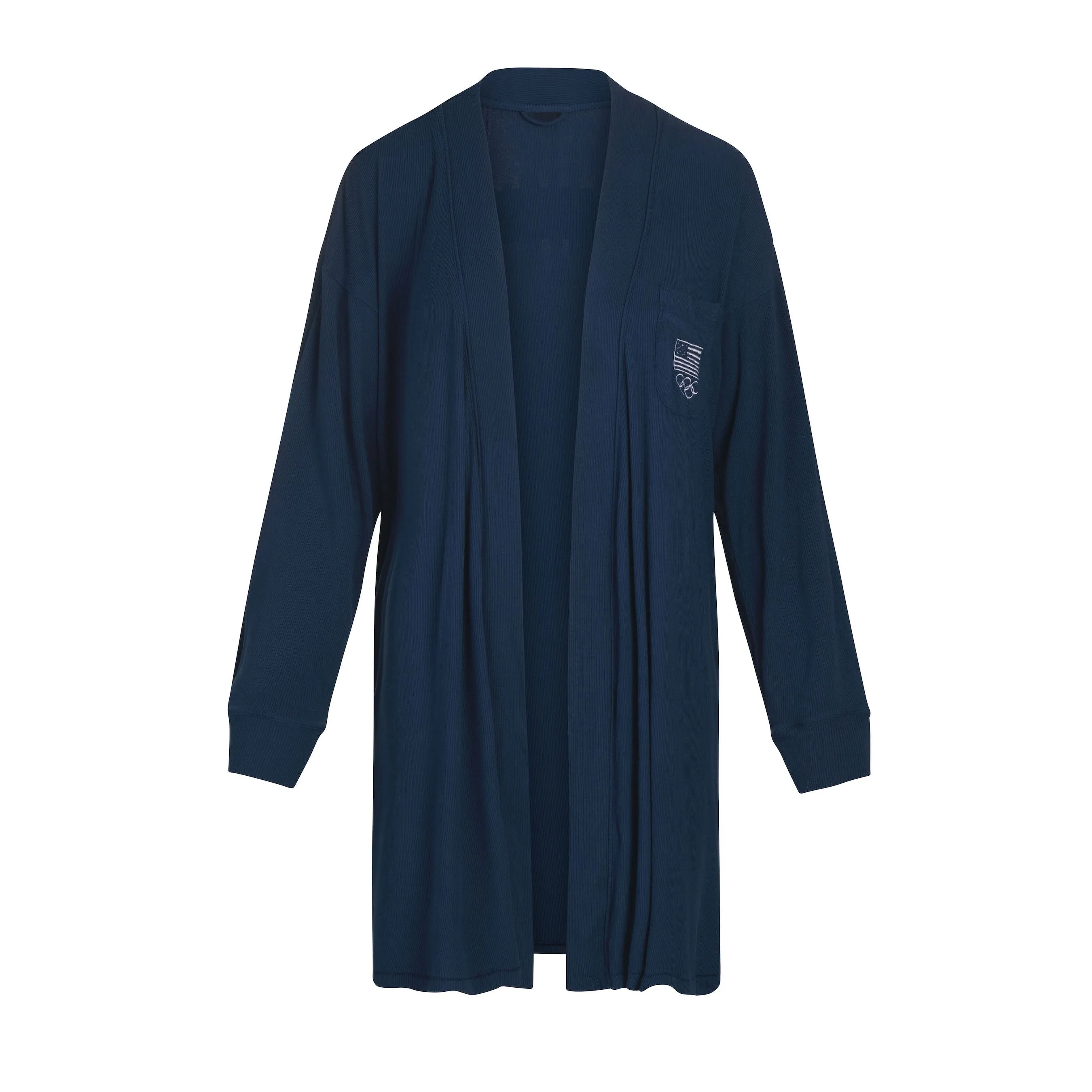 OLYMPIC CAPSULE RIB ROBE | NAVY