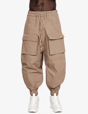 Patch Pocket Wide-Leg Pants
