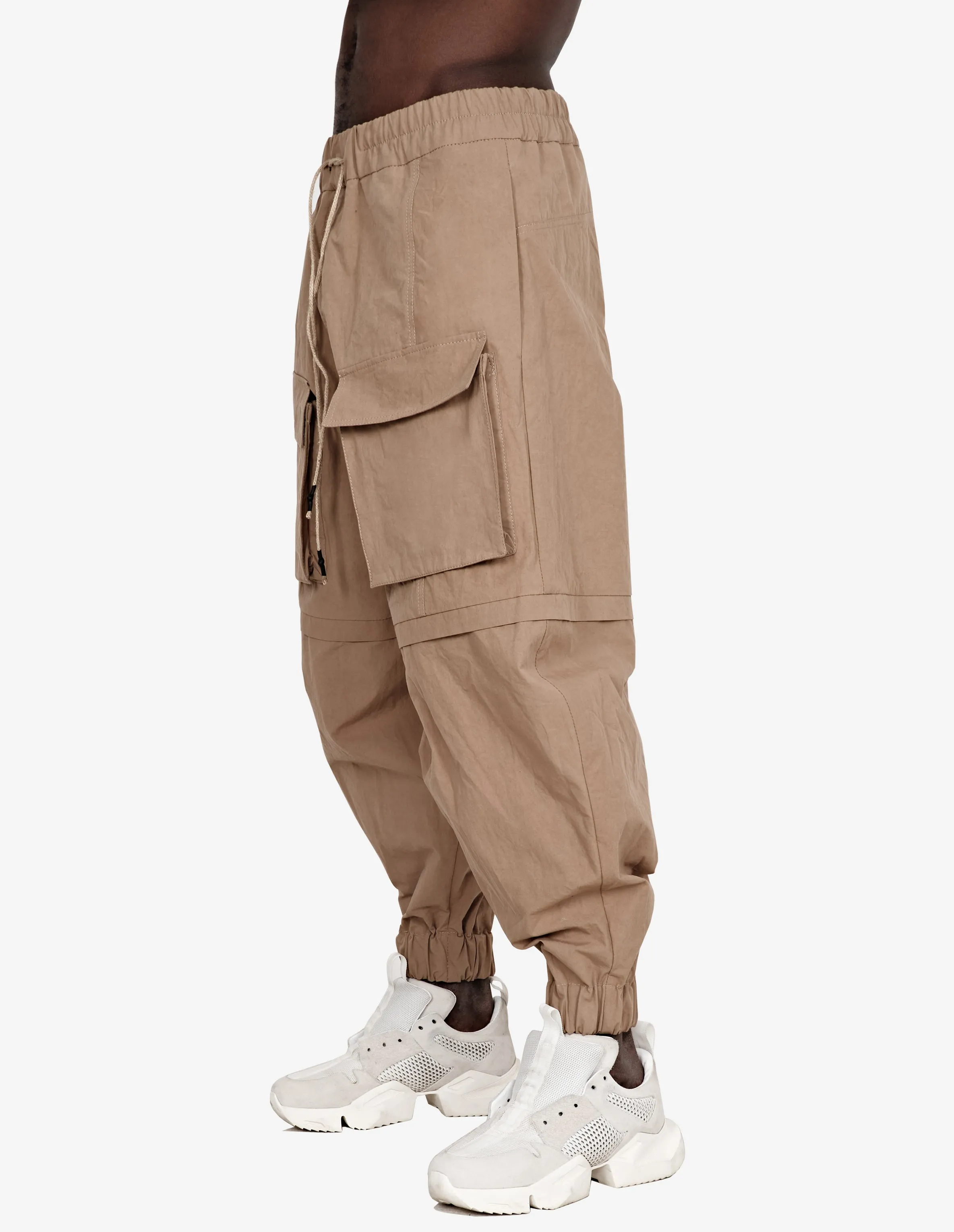 Patch Pocket Wide-Leg Pants