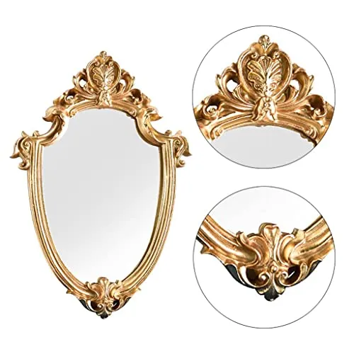 Pinakine® European Style Resin Hanging Wall Oval Mirror Home Nordic Decoration Mirror|Home & Garden| Home D?©cor| Mirrors|70027161PNKL